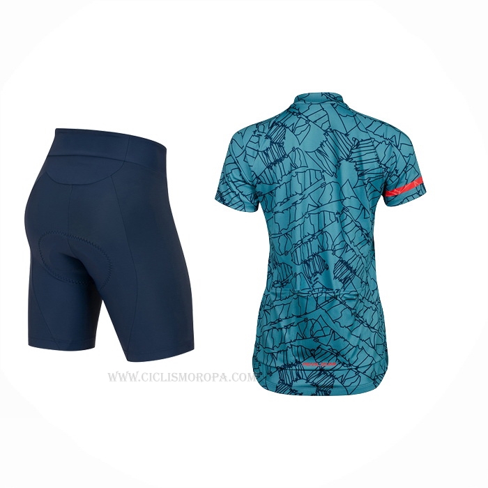 2022 Ropa Ciclismo Mujer Pearl Izumi Azur Mangas Corta y Culotte Corto